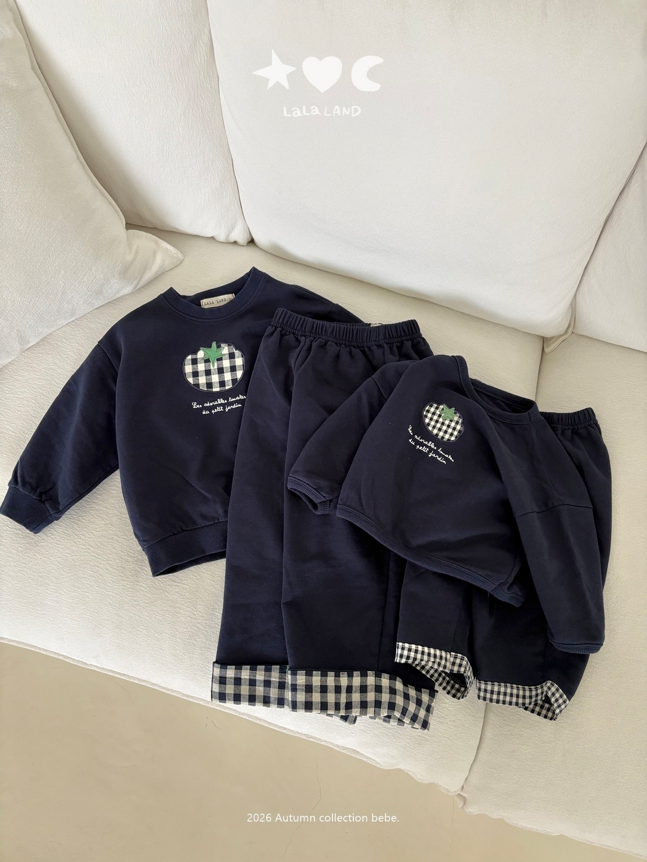 韓国子供服 / LALALAND / 26Autumn / ベベトマト ラッパTシャツ / 秋服 / ベビー *6M~18M*