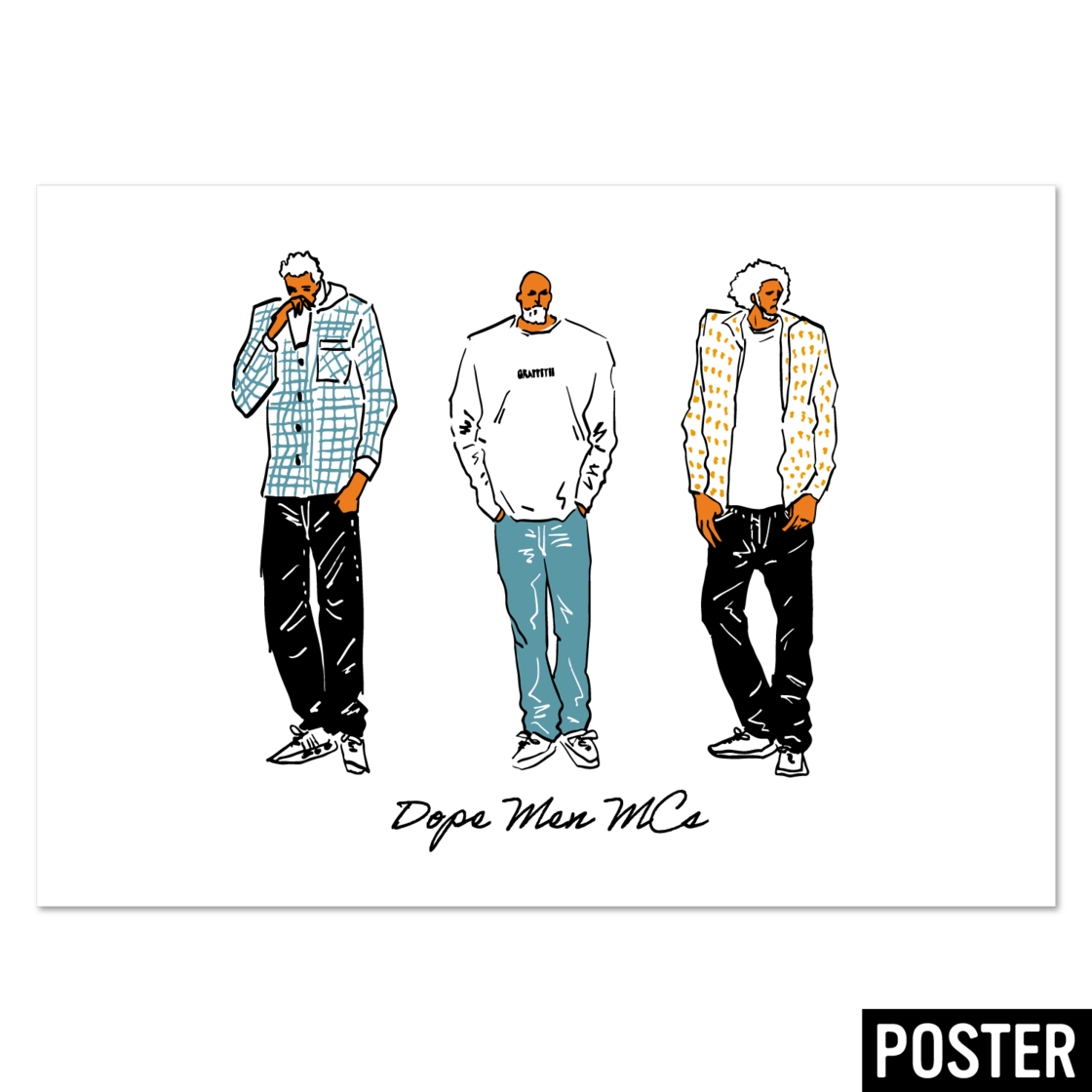 ポスターA3「Dope Men MCs」※他3サイズあり | PAY ID