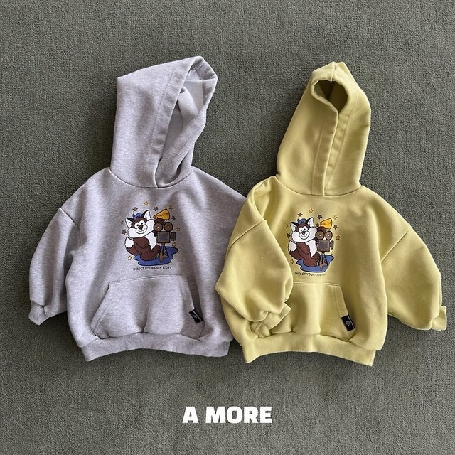 【取寄】A MORE タヌキフードT｜秋服｜韓国子供服｜26/AT