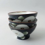 ダミ椿 くらわんか碗(青)
