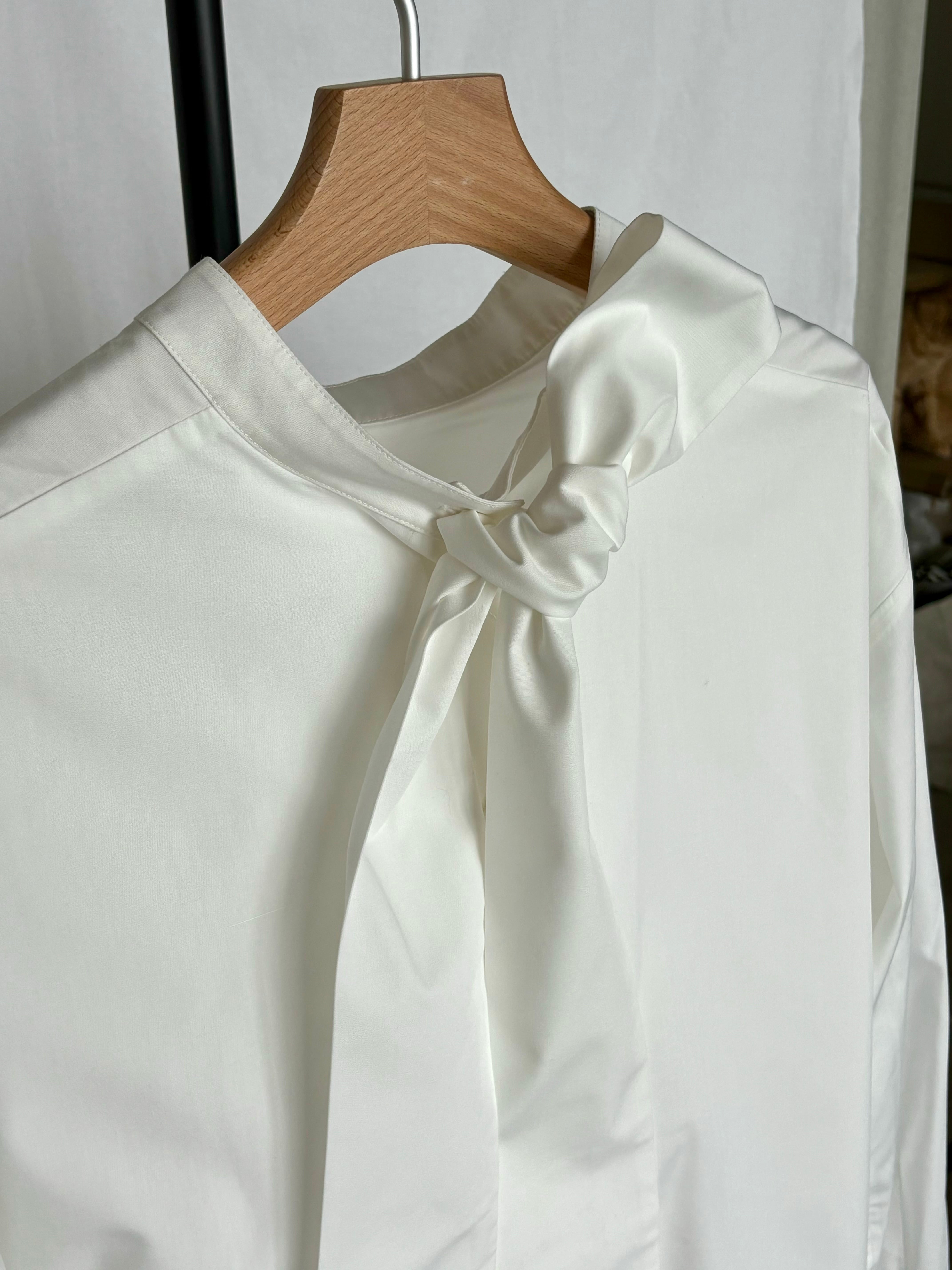 残りわずか Ribbon Blouse - WHITE | seven dot - ライフスタイルEC