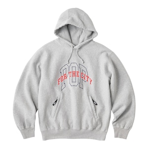 FTC & Pop Trading Company - COLLEGE PULLOVER HOODY GRAY