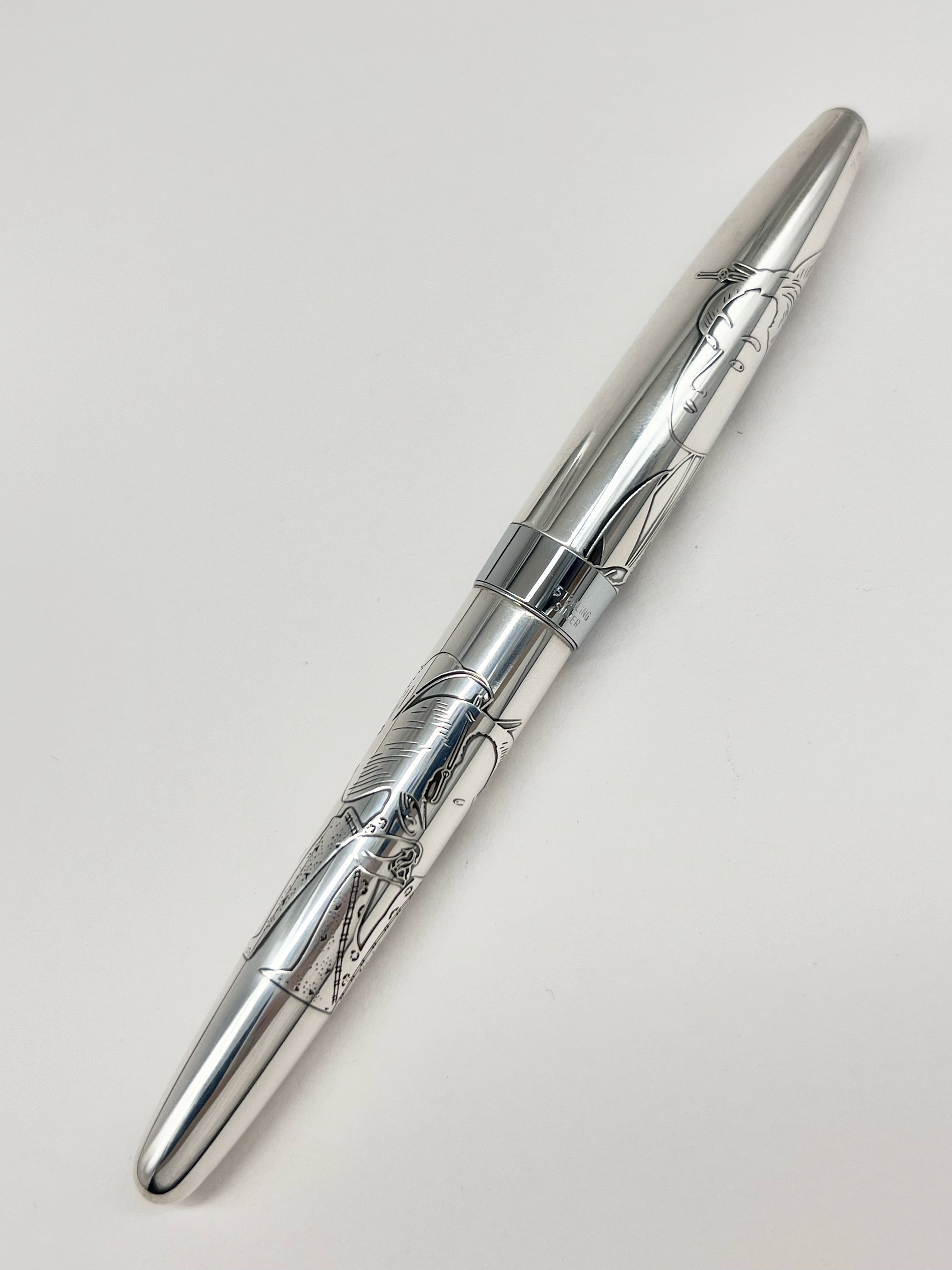 PILOT CUSTOM UKIYOE Sterling-Silver 字幅F PILOT CUSTOM UKIYOE Sterling-Silver 字幅F