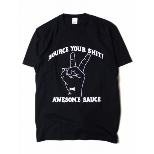 RUTHLESS #R-SAUCE S/S T-Shirt〔Black〕