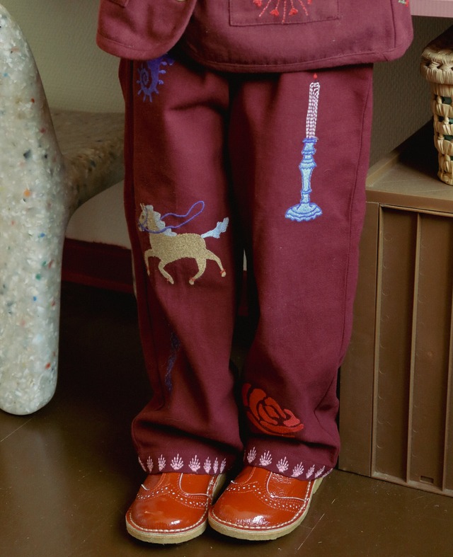 《即納》SISSEL MINI / ODA MINI PANTS - Burgundy
