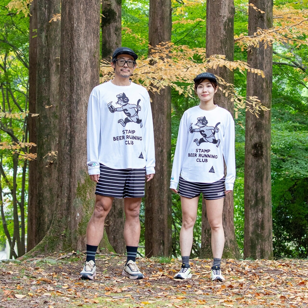 STAMP RUN&CO（スタンプランアンドコー）LONG SLEEVE TEE (STAMP BEER