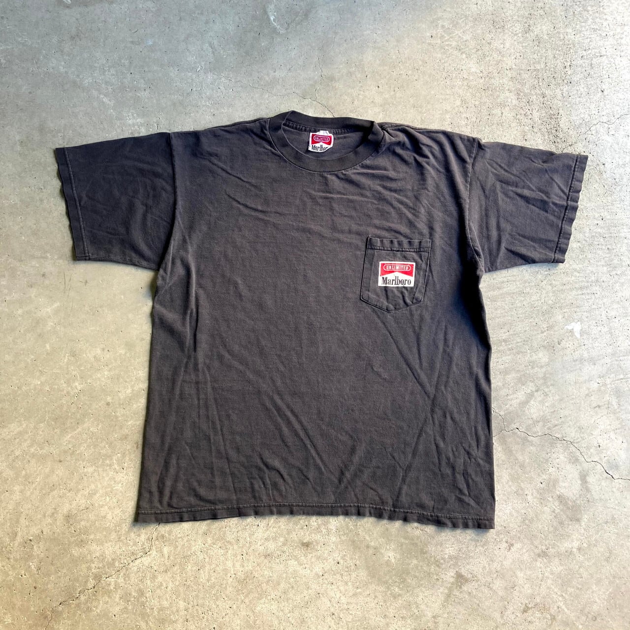 90s Marlboro 胸ポケットTシャツ XL VINTAGE企業物 - Tシャツ