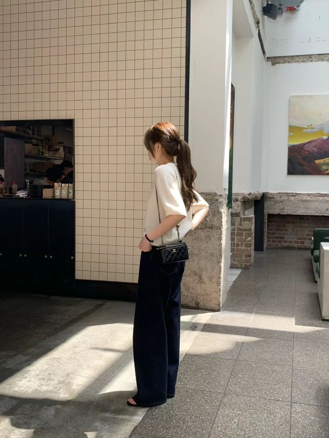 (予約) ounce / Non fade washed denim pants Ssize