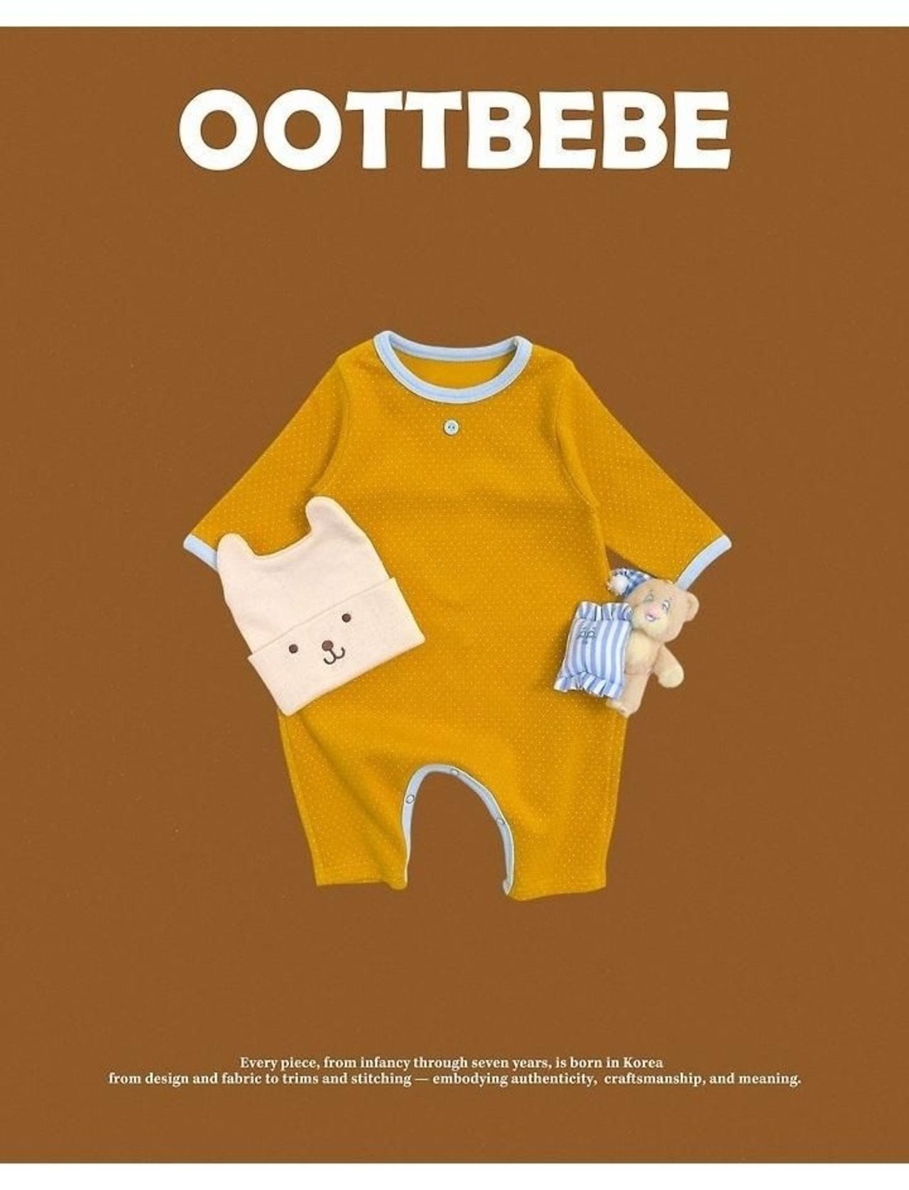 韓国子供服 / 26winter / oottbebe / まめまめベビースーツ / ベビー / 冬服 *S~M*
