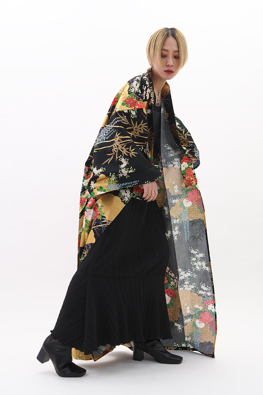 竹牡丹》 KIMONO ローブ【 
