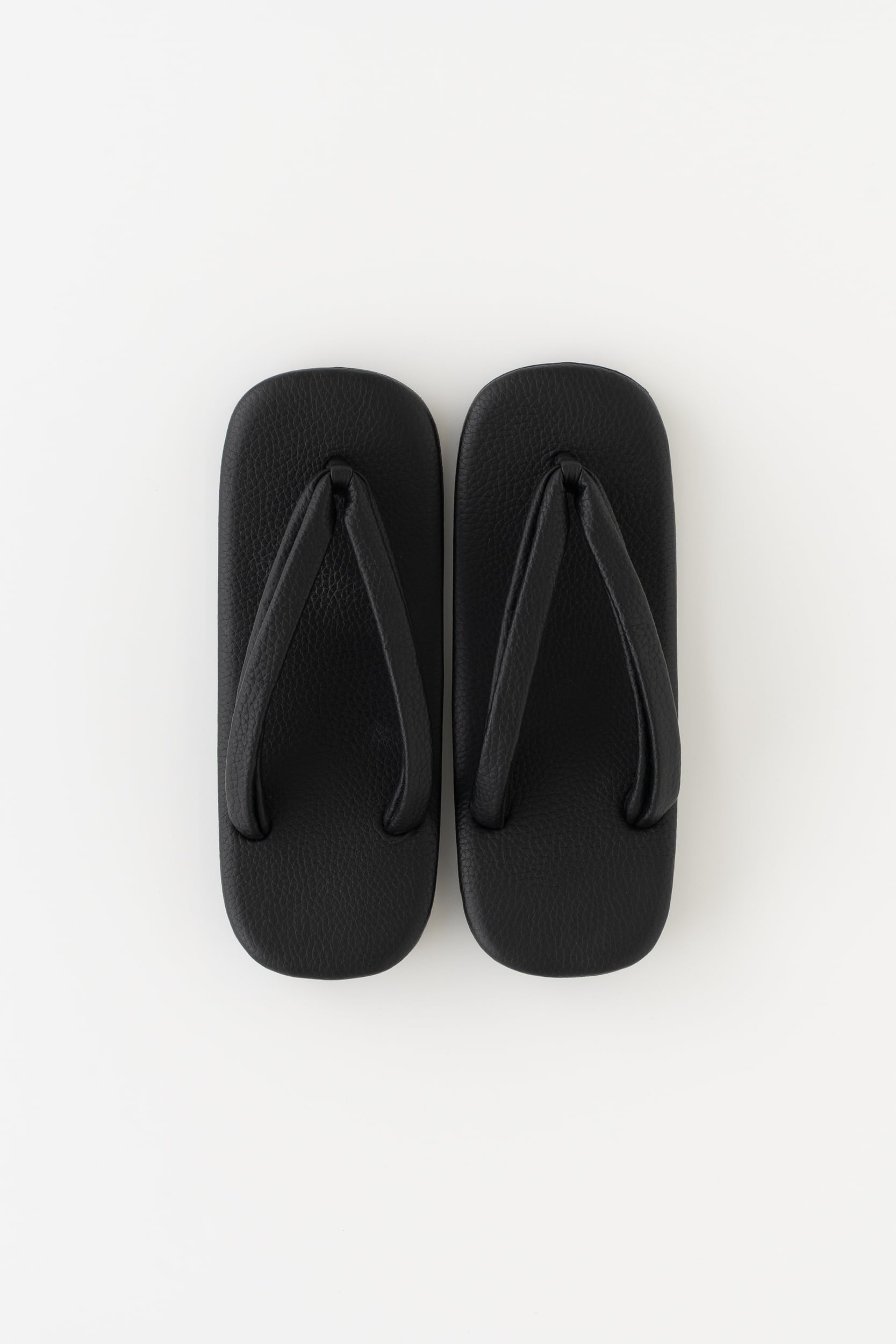 雪駄 / 牛革 / シボ細二石 / BLACK | Y. & SONS ONLINE STORE