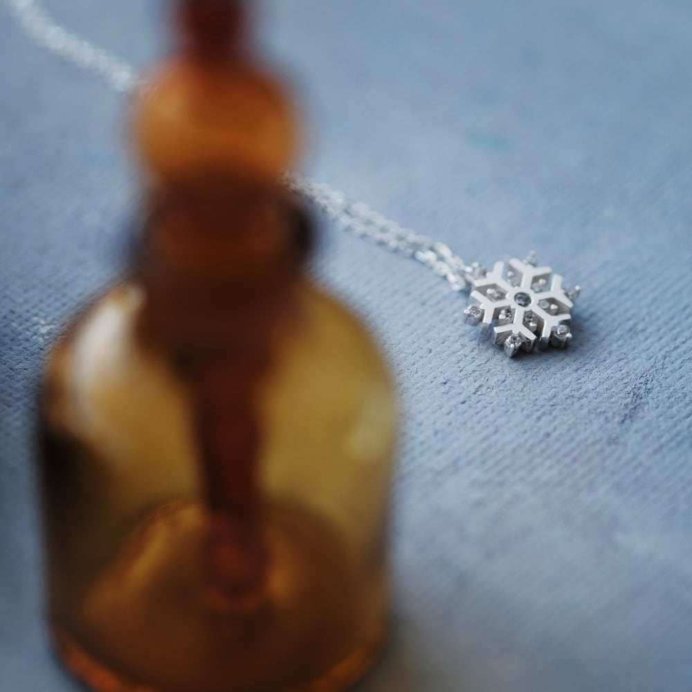 雪の結晶 ネックレス シルバー925 | クラウドジュエリー(Cloud-jewelry