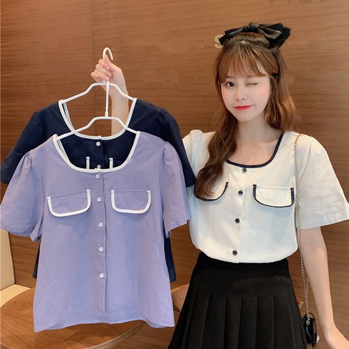 ✞ シャツブラウスカラーカーディガントップス スウィート スクウェア ✞ゴスロリ SM ミリ 甘ロリ クラロリ 和ロリ エレガント 黒ロリ 姫ロリ 華ロリ BB-BB8418322