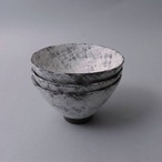粉引すかし 反り茶付