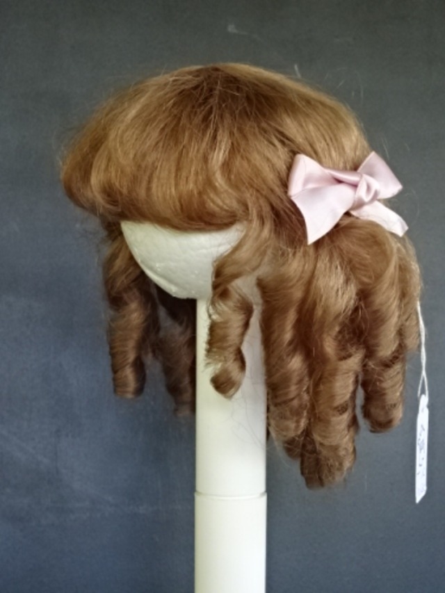 ビスクドール ウィッグ フランス製 人毛 ブロンド5 ビスクドール