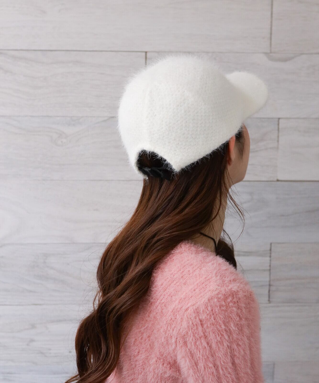 【SELECT】アジャスターゴムアンゴラキャップ