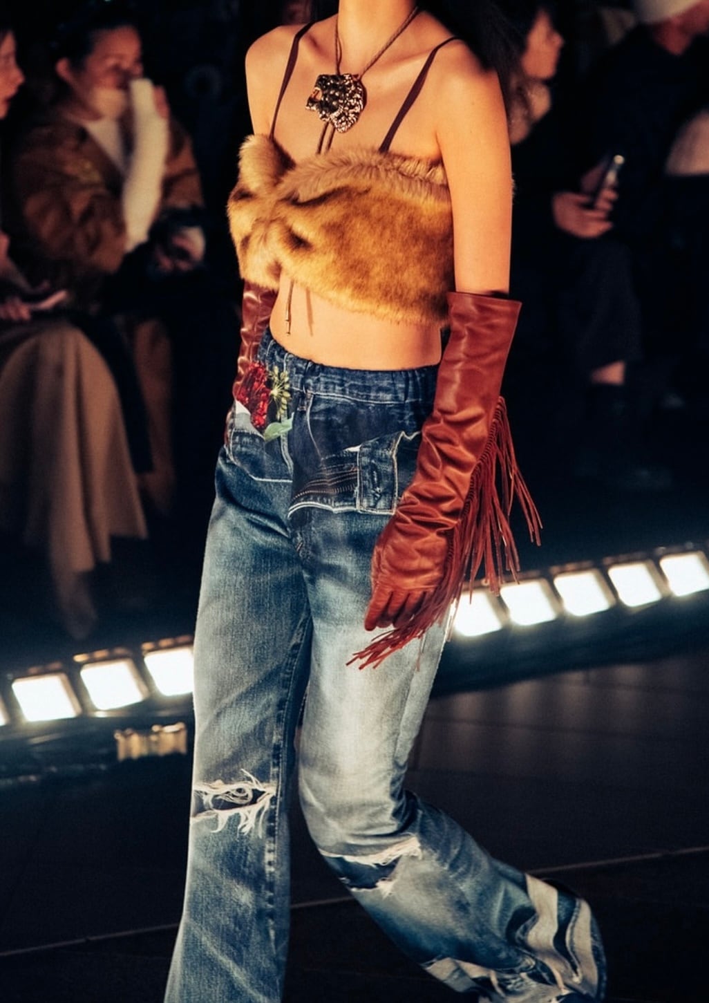 FUMIETANAKA animal fur bustier | AAR