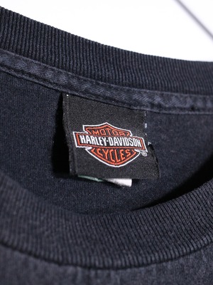 "Harley-Davidson" "アルカトラズ刑務所" XXL over silhouette tee