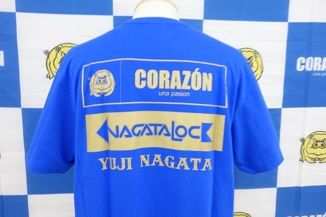 新日本プロレス❤︎永田裕志直筆サイン入りTシャツ！ 新日本プロレス直筆サイン入りTシャツ 永田裕志 WRESTLING LIFE35周年T