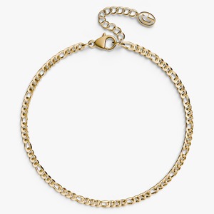 thin figaro bracelet （gold）#b45