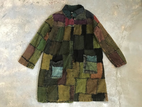 unknown cotton patchwork coat