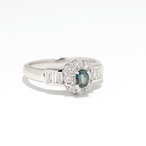 アレキサンドライト リング pt900 / 0.250ct / DA 0.560ct