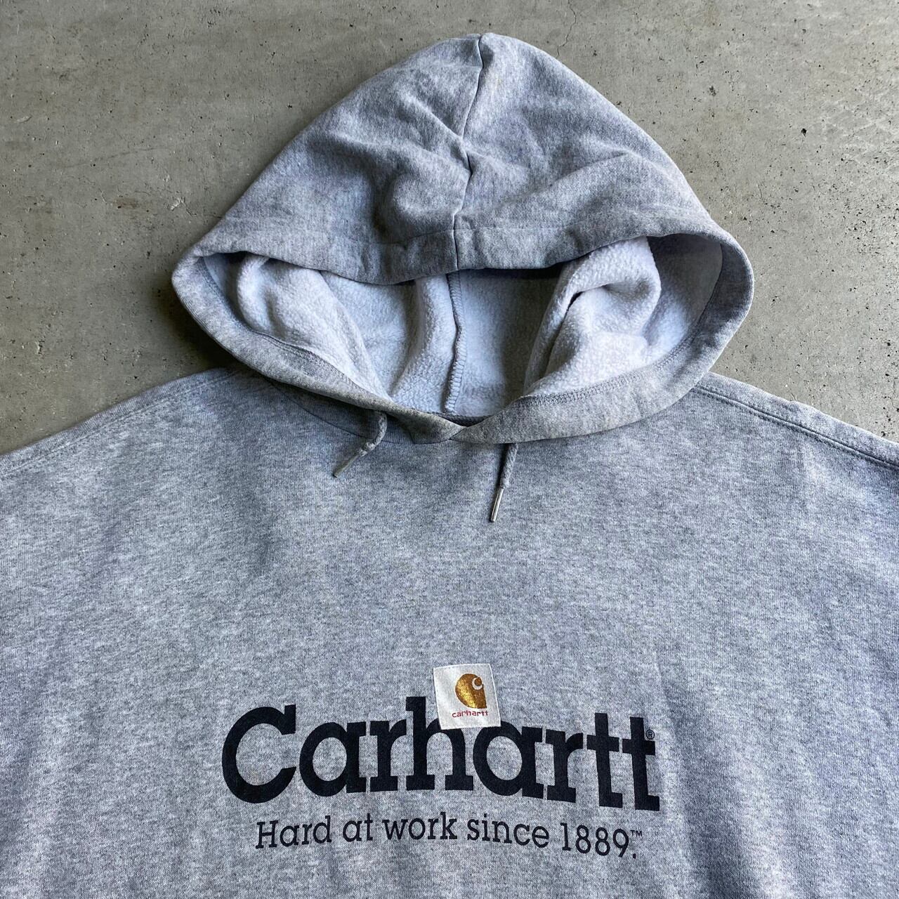 ビッグサイズ Carhartt カーハート フロントロゴ プリント プル ...