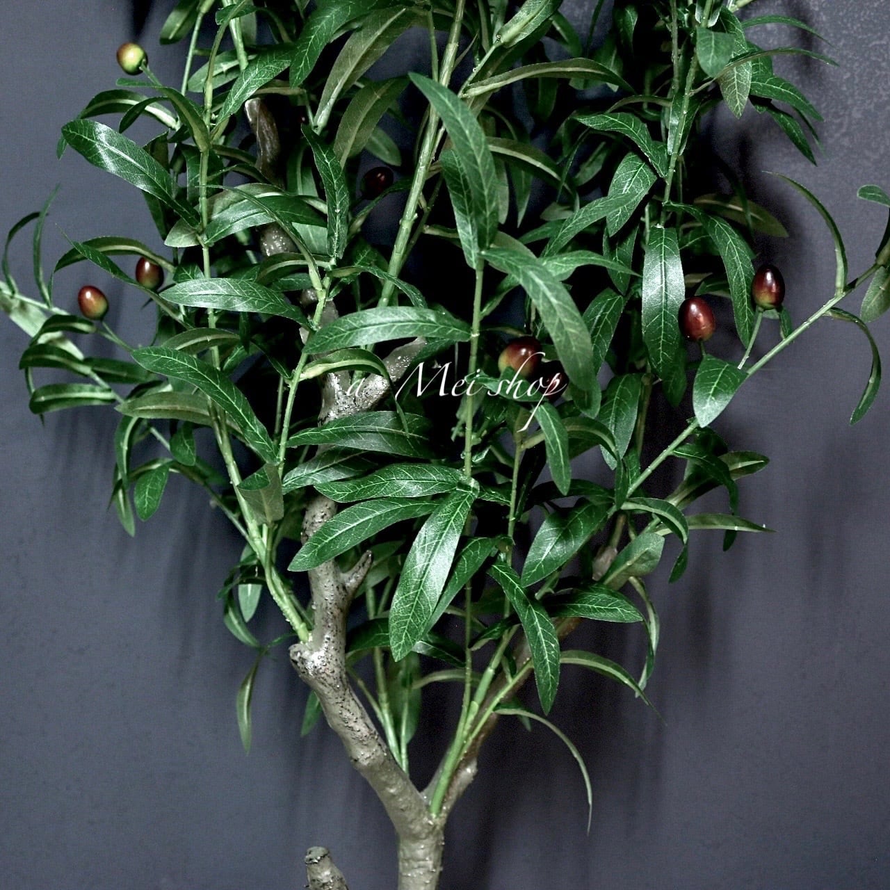 光触媒　人工観葉植物　フェイクグリーン　オリーブ125センチ