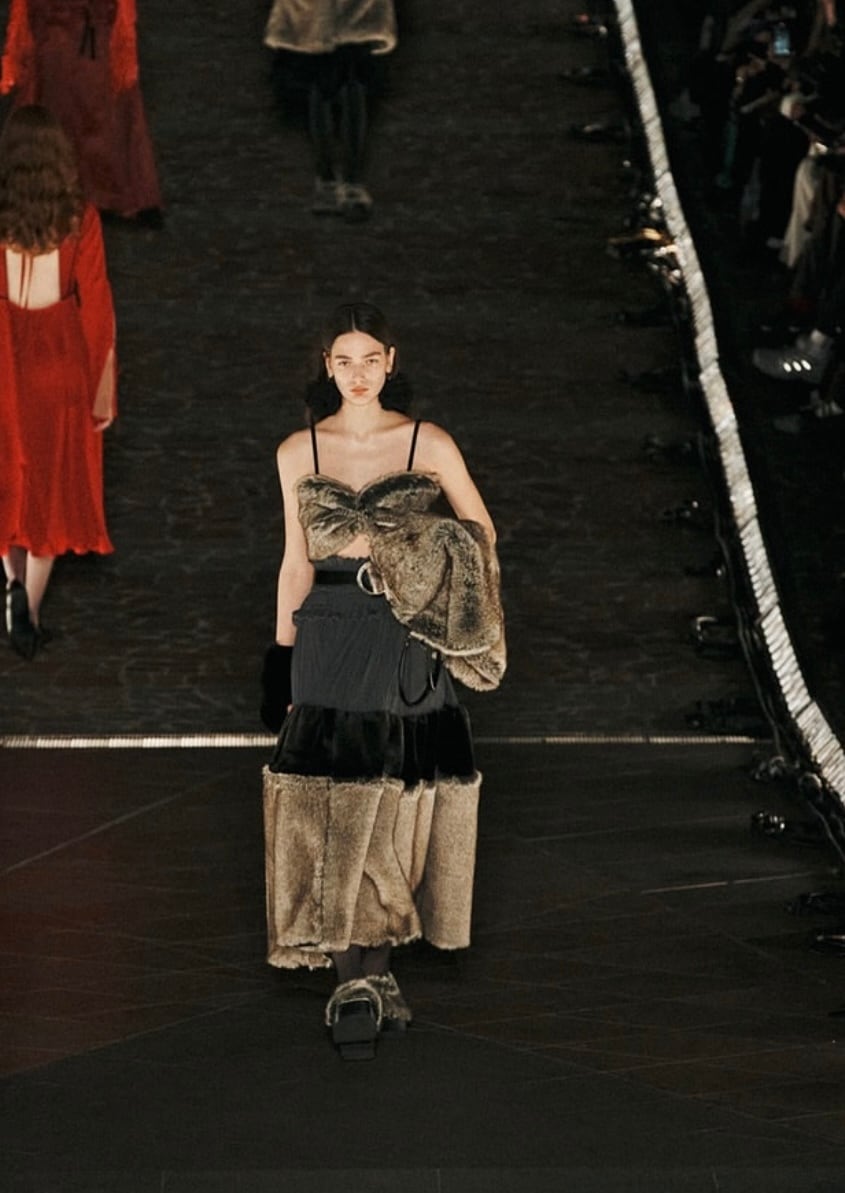 FUMIETANAKA animal fur bustier | AAR