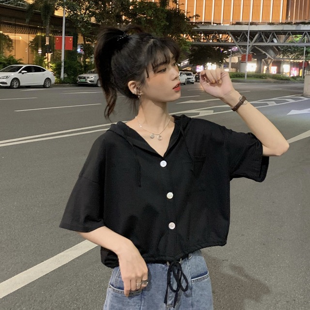 Tシャツ シャツ サマードレス スタイル 夏物 試着室83724100585