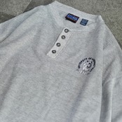 husky embroidery design henry neck sweat