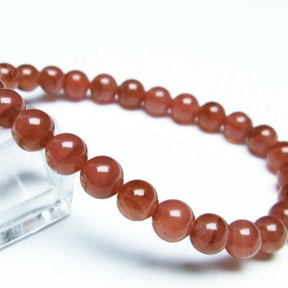 インカローズ ブレスレット 7mm 一点物 メール便送料無料 [M便 1/10] 111-27542