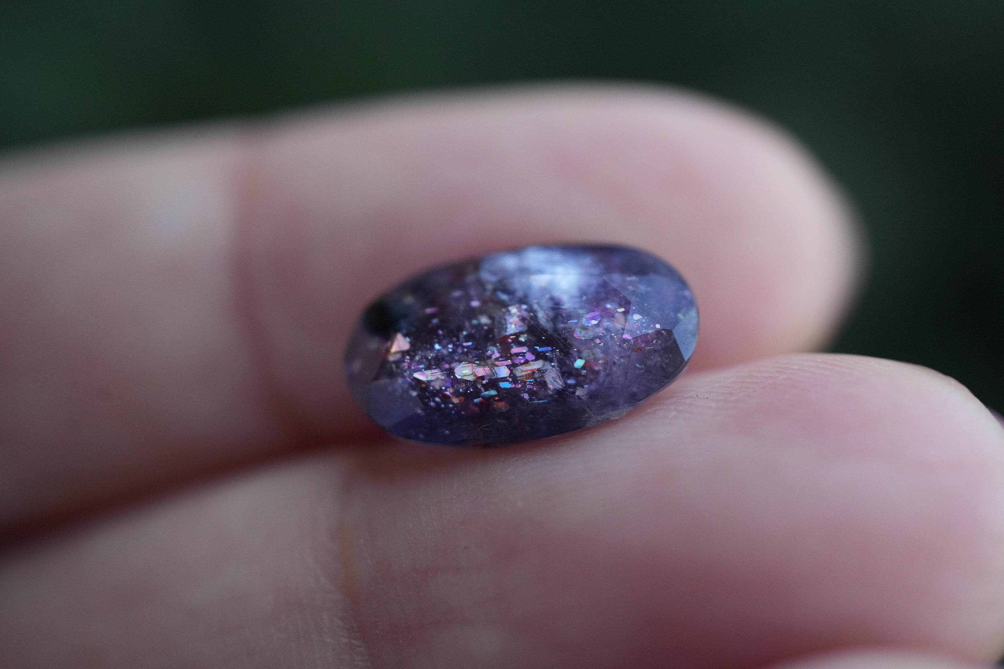 3.1ct☆ブラットショットアイオライト サンストーン s1140 | Funky