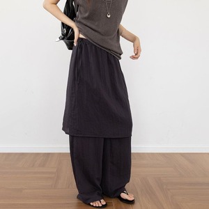 layered design sheer pants 14605