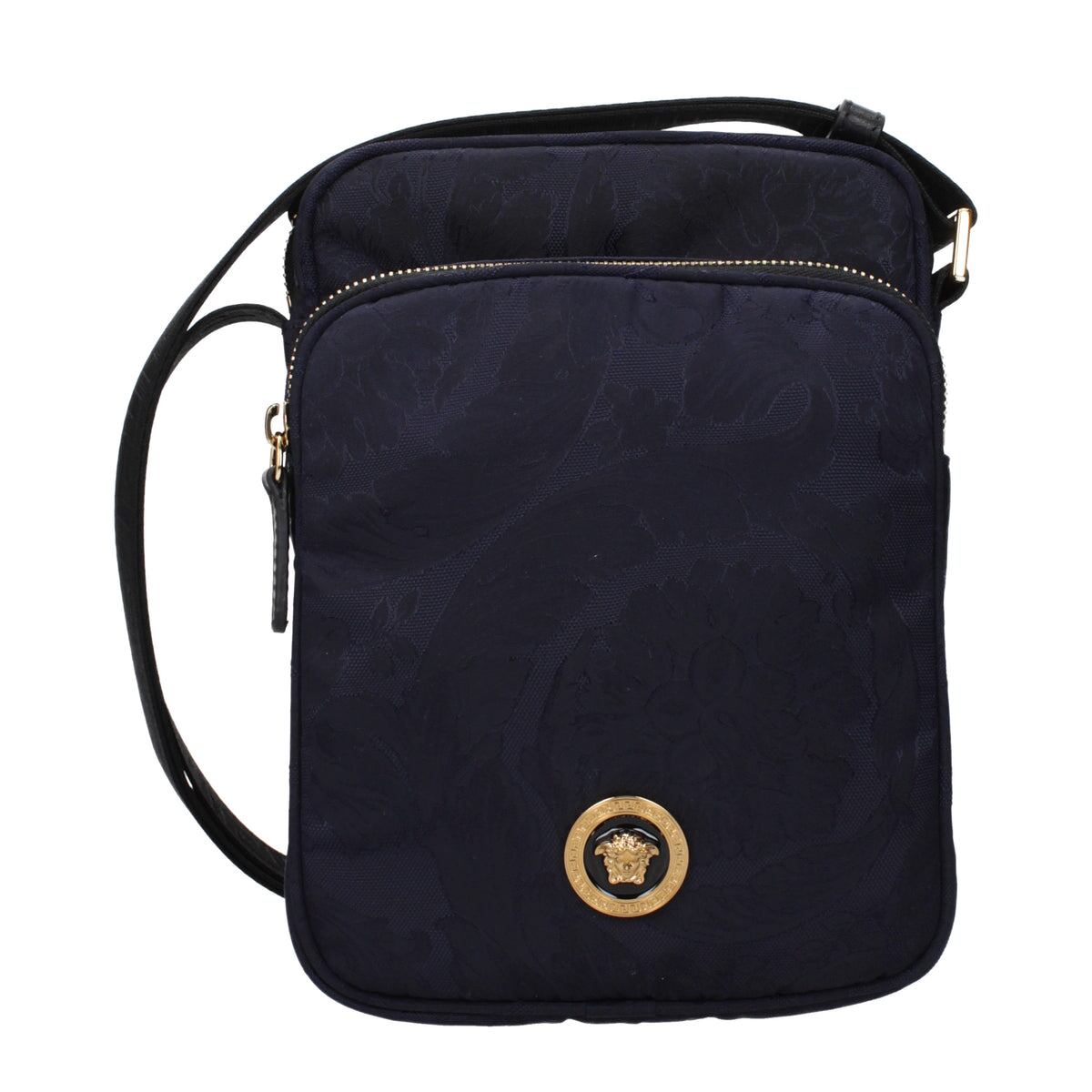 【新品】VERSACE ヴェルサーチェ メンズ クロスボディバッグ ファブリック ブルー 10207441A133041UI2V