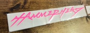 HAMMER-HEAD　Handwriting Logo Sticker  Lサイズ