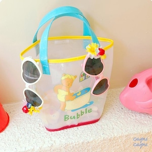 «sold out»«Mardi Amber» Jelly beach bag ジェリービーチバッグ