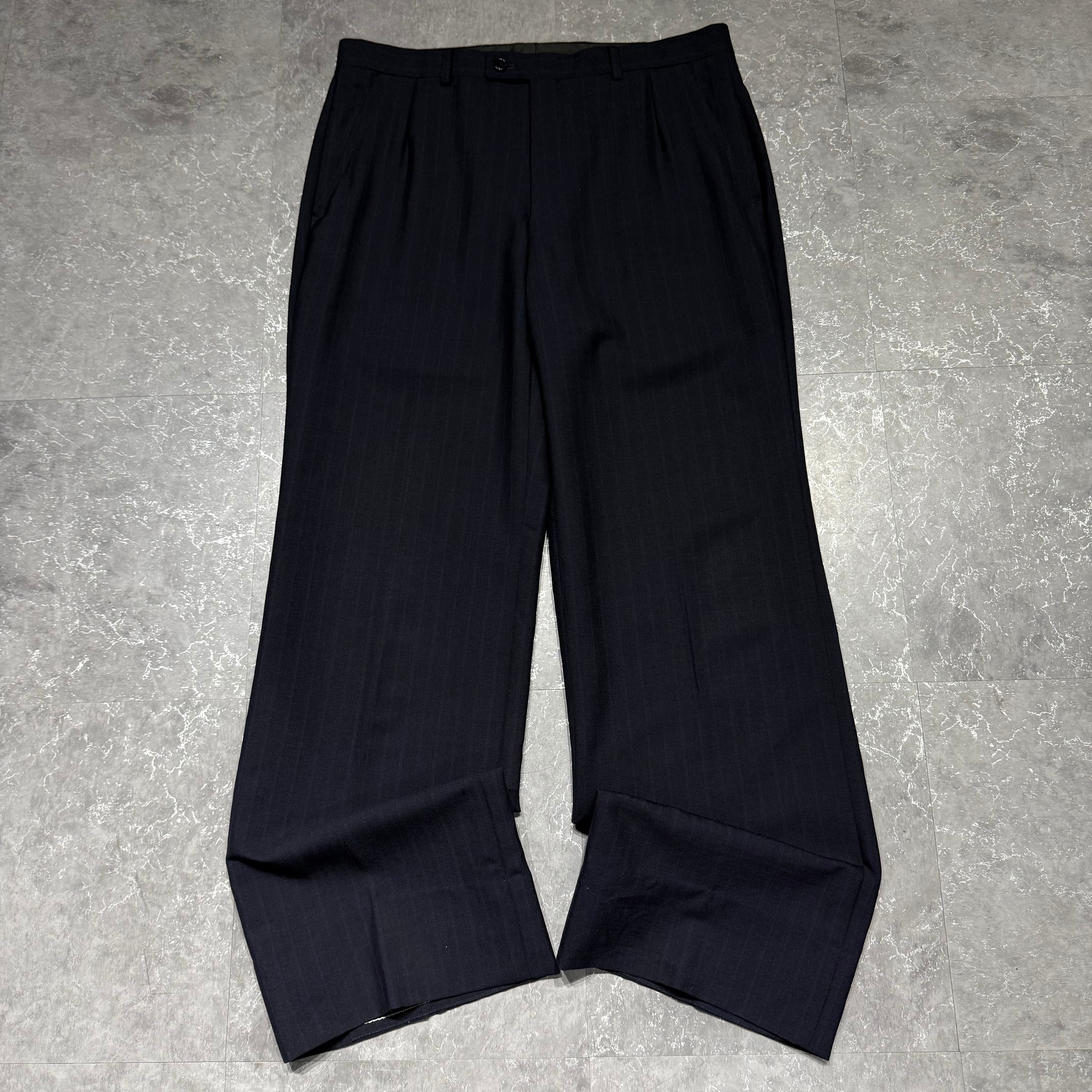 90s~ Polo by Ralph Lauren wool wide slacks | RIYAN