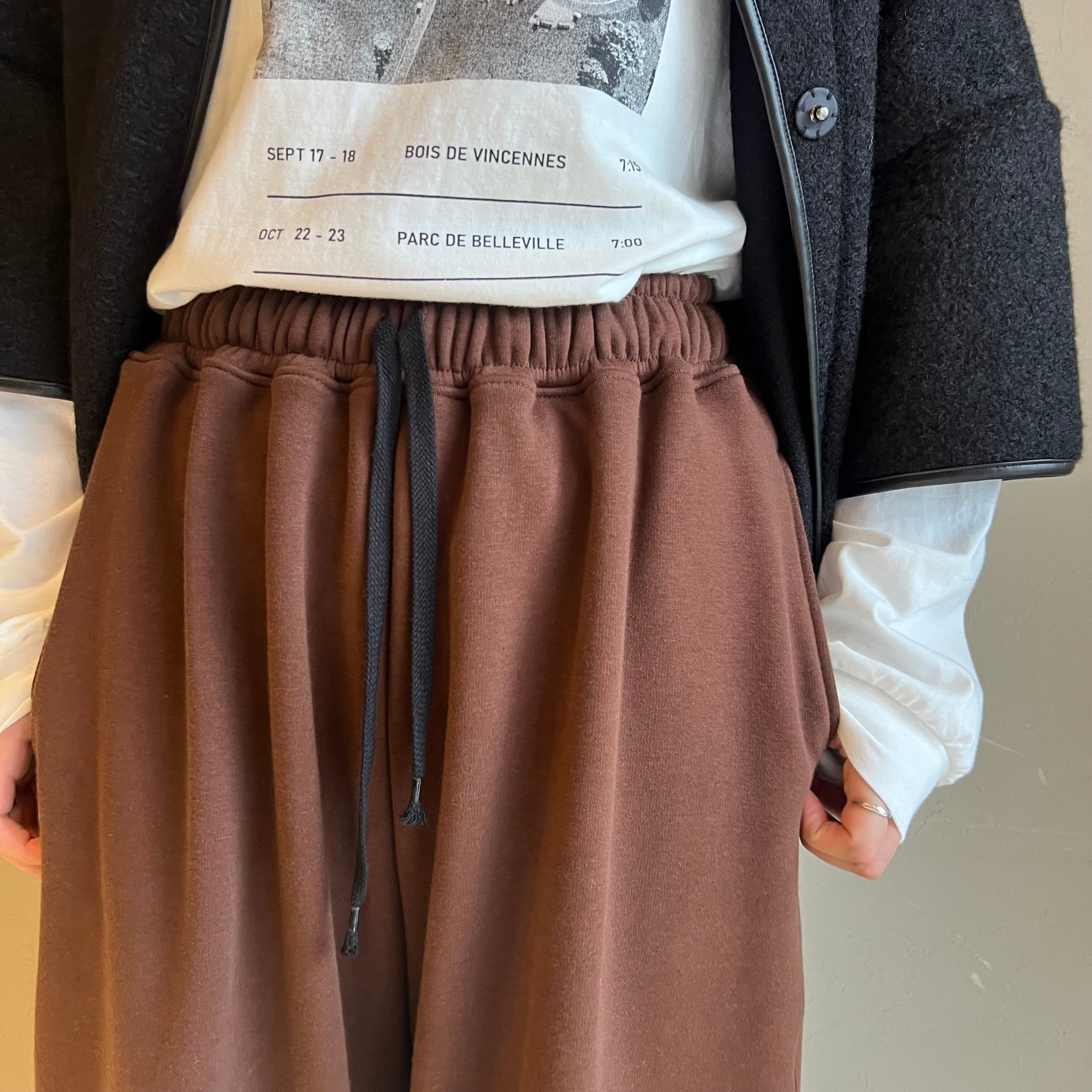 CLOCHE 】裏起毛カーブパンツ | valance 福井｜レディース セレクト