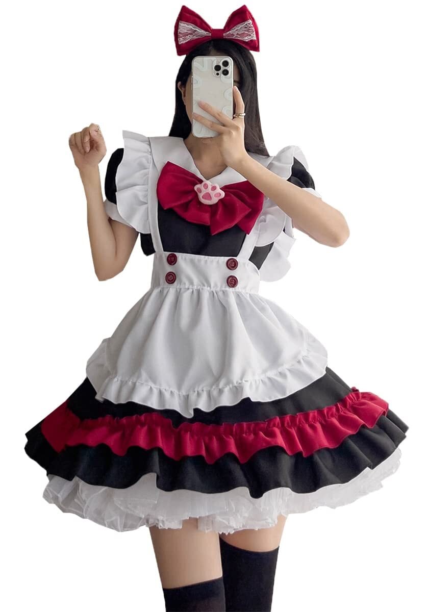 K1618 Axis powers ヘタリア ハンガリー メイド 風 コスプレ衣装