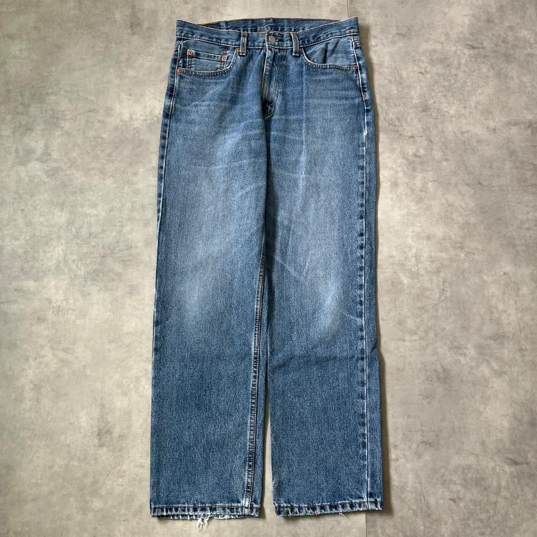 リーバイス550 Levis W32 ブルーデニム 青 古着 ボトム 17511