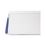 ANEW EMBOSSED CLUTCH [サイズ: F (AGDUUCL01WHF)] [カラー: WHITE]