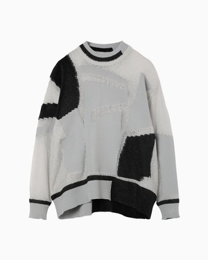 "Katachi" Motif Knited Top