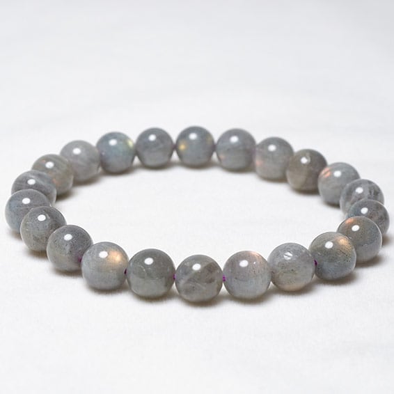 ピンク ラブラドライト ブレスレット 9mm 一点物 メール便送料無料 [M便 1/10] 111-26969