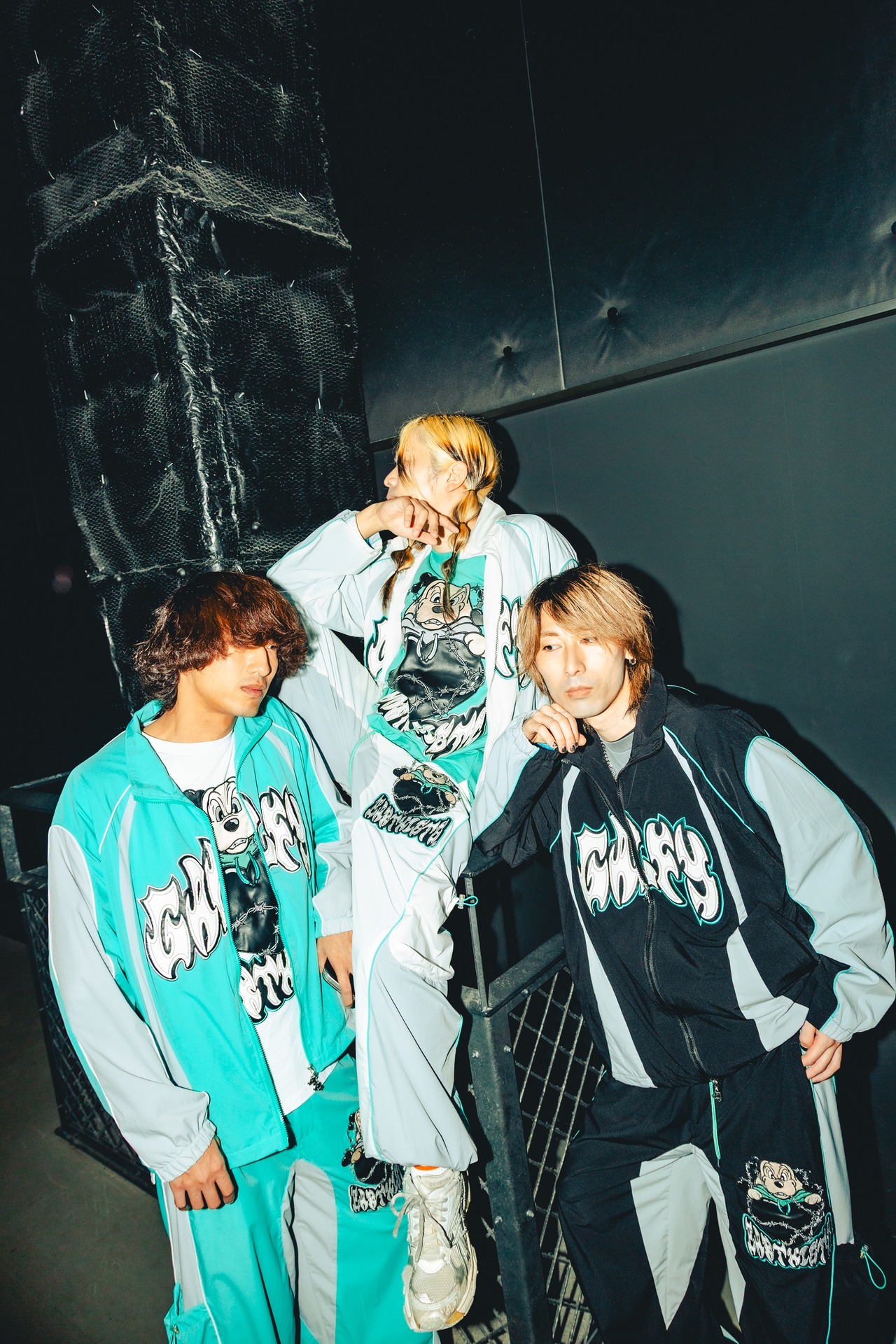 【先行販売】GALFY x EARTHISTS.コラボジャージ セットアップ(ミント)【12月中旬発送】