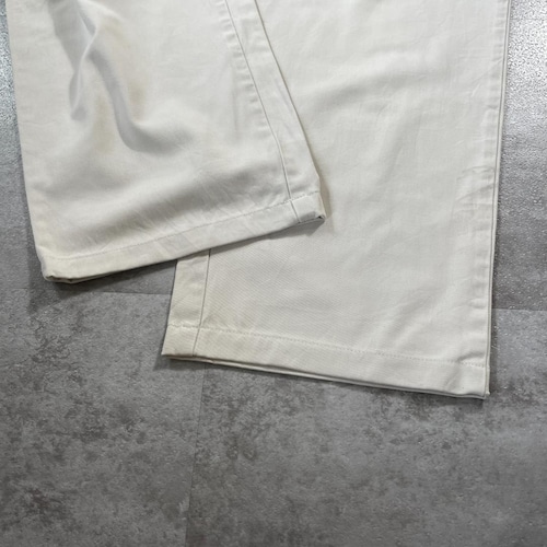 90s Ralph Lauren USA生地メキシコ製 36/36 ホワイトチノ 詳細写真17