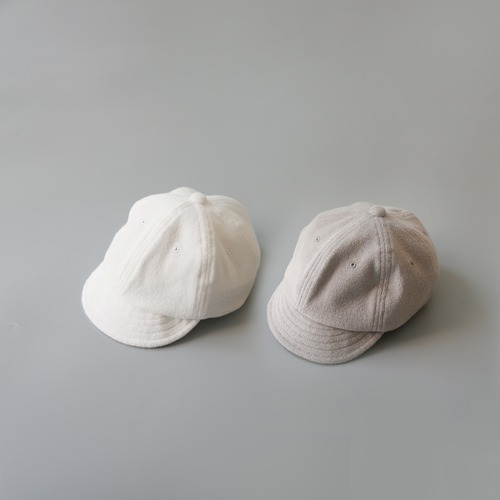 chocolatesoup(チョコレートスープ)/ SOFT PILE CAP / gray・white