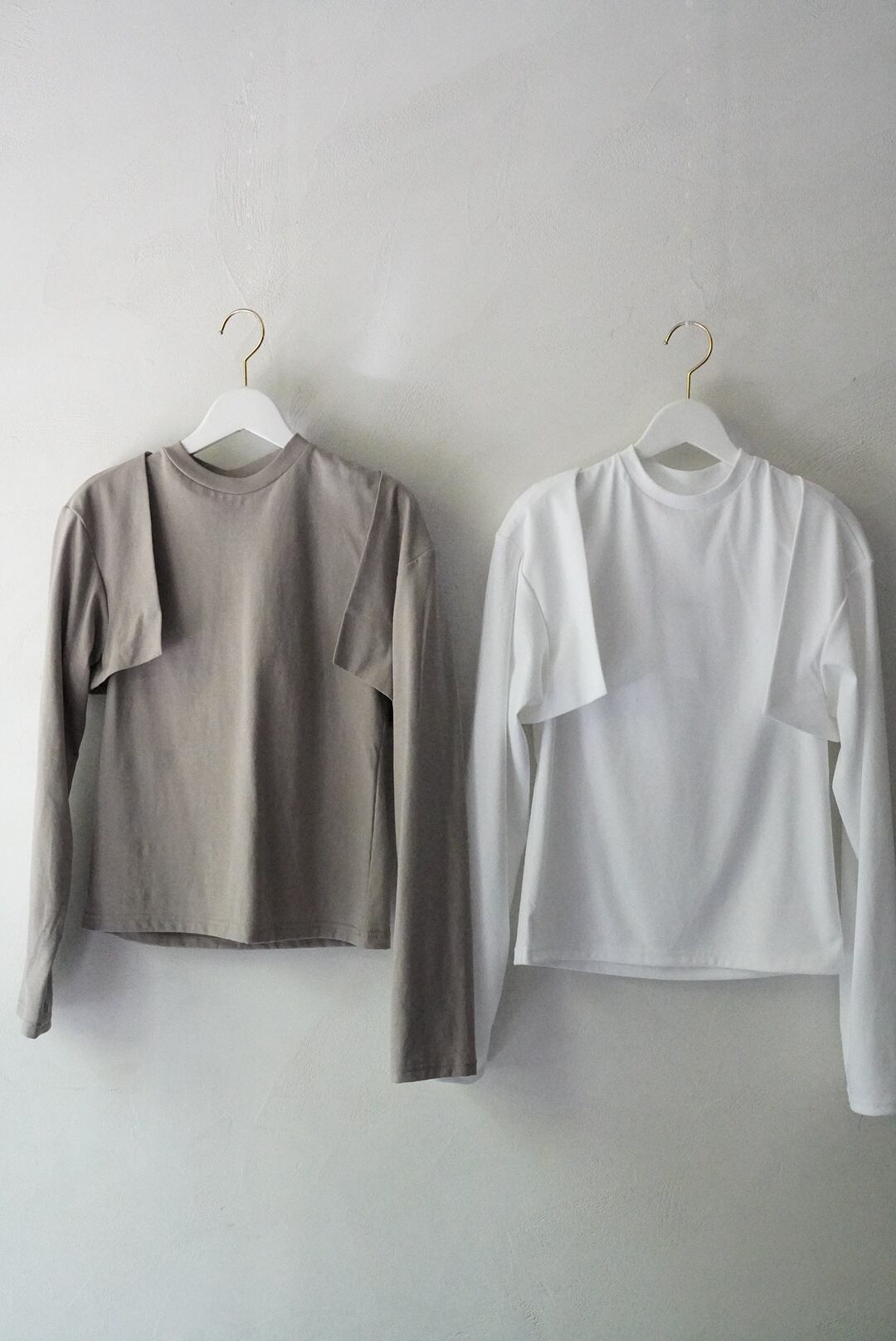SEEALL / 3way T-shirts / pale grey | LA VILLA ROUGE