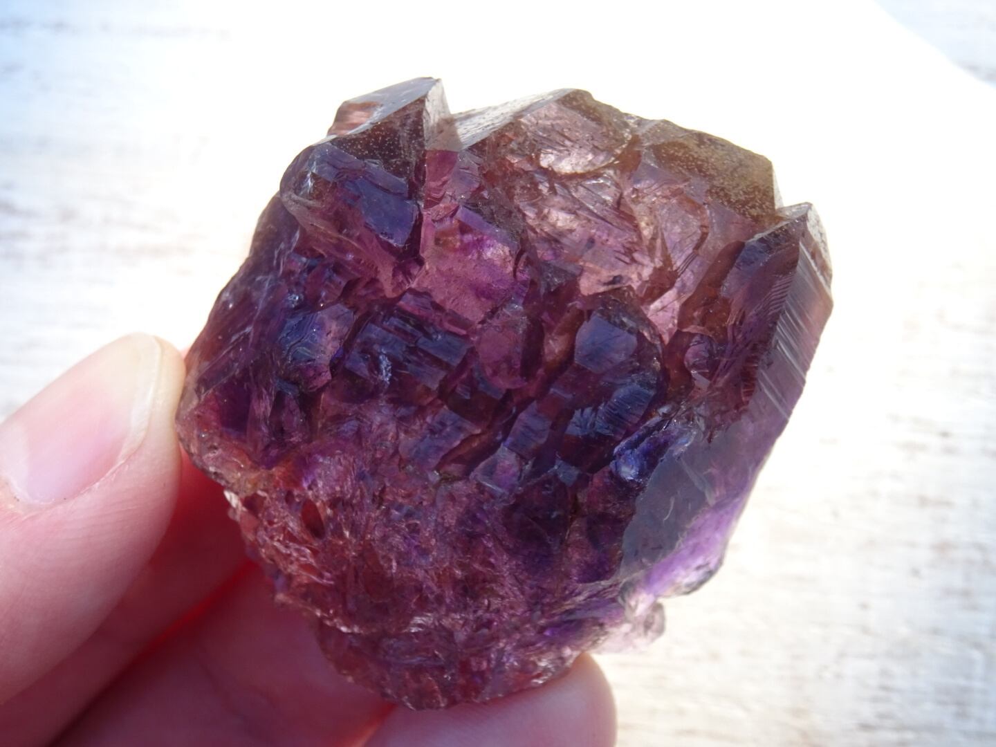 タンザニアン・エレスチャルアメジスト、ゲーサイト＆カコクセイナイト