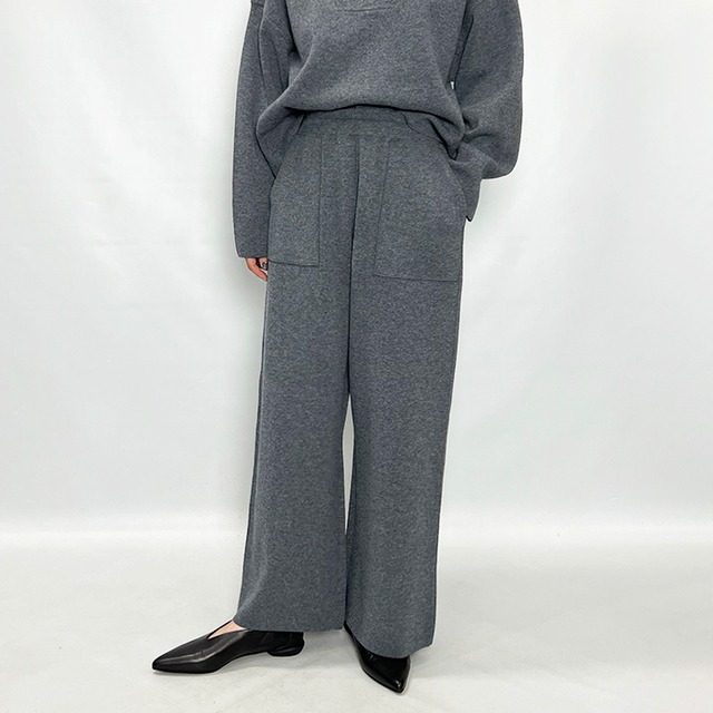 TICCA ティッカ ミラノリブワイドニットパンツ TBEA-323 2025秋冬新作  [送料無料]